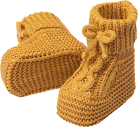 Strickschuhe, gelb, 0-3 Monate, 1 St