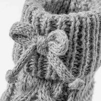 Strickschuhe, grau, 0-3 Monate, 1 St