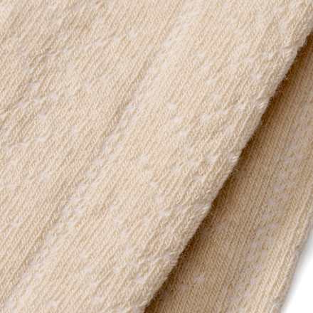 Strumpfhose mit Ajour-Struktur, beige, Gr. 110/116, 1 St