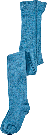 Strumpfhose mit Bio-Wolle, blau, Gr. 122/128, 1 St