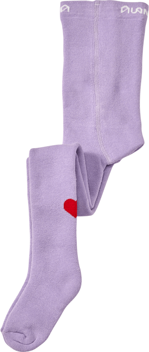 ALANA Strumpfhose mit Herz-Motiv, lila, Gr. 122/128, 1 St