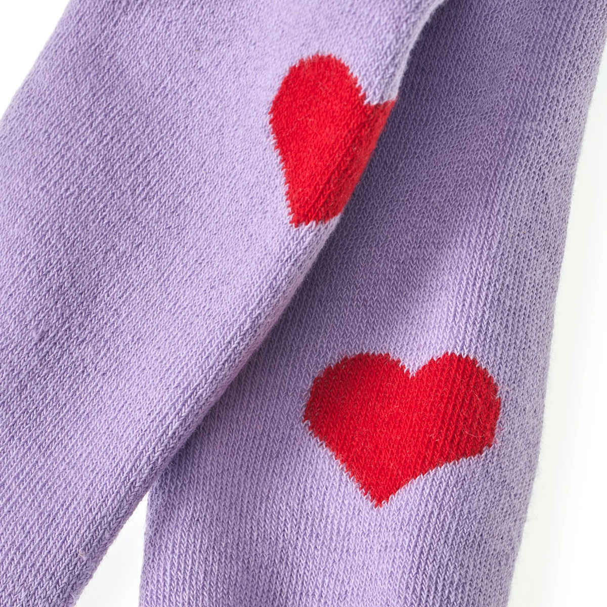 ALANA Strumpfhose mit Herz-Motiv, lila, Gr. 122/128, 1 St