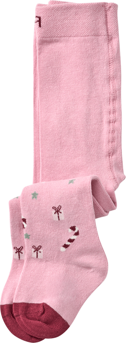 ALANA Strumpfhose mit Weihnachts-Muster, pink, Gr. 86/92, 1 St