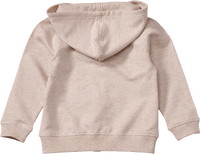 Sweatjacke mit Kapuze & Feuerwehr-Applikation, beige, Gr. 104, 1 St