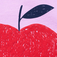 ALANA Sweatshirt mit Apfel-Motiv, lila, Gr. 98, 1 St