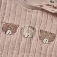 ALANA Sweatshirt mit Bären-Applikation, beige, Gr. 68, 1 St