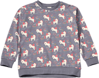 Sweatshirt mit Einhorn-Muster, grau, Gr. 128, 1 St ALANA