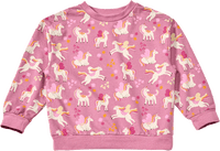 Sweatshirt mit Einhorn-Muster, rosa, Gr. 110, 1 St