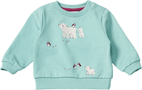 ALANA Sweatshirt mit Eisbär-Motiv, blau, Gr. 68, 1 St