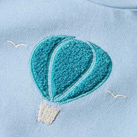 Sweatshirt mit Heißluftballon-Applikation, blau, Gr. 62, 1 St ALANA