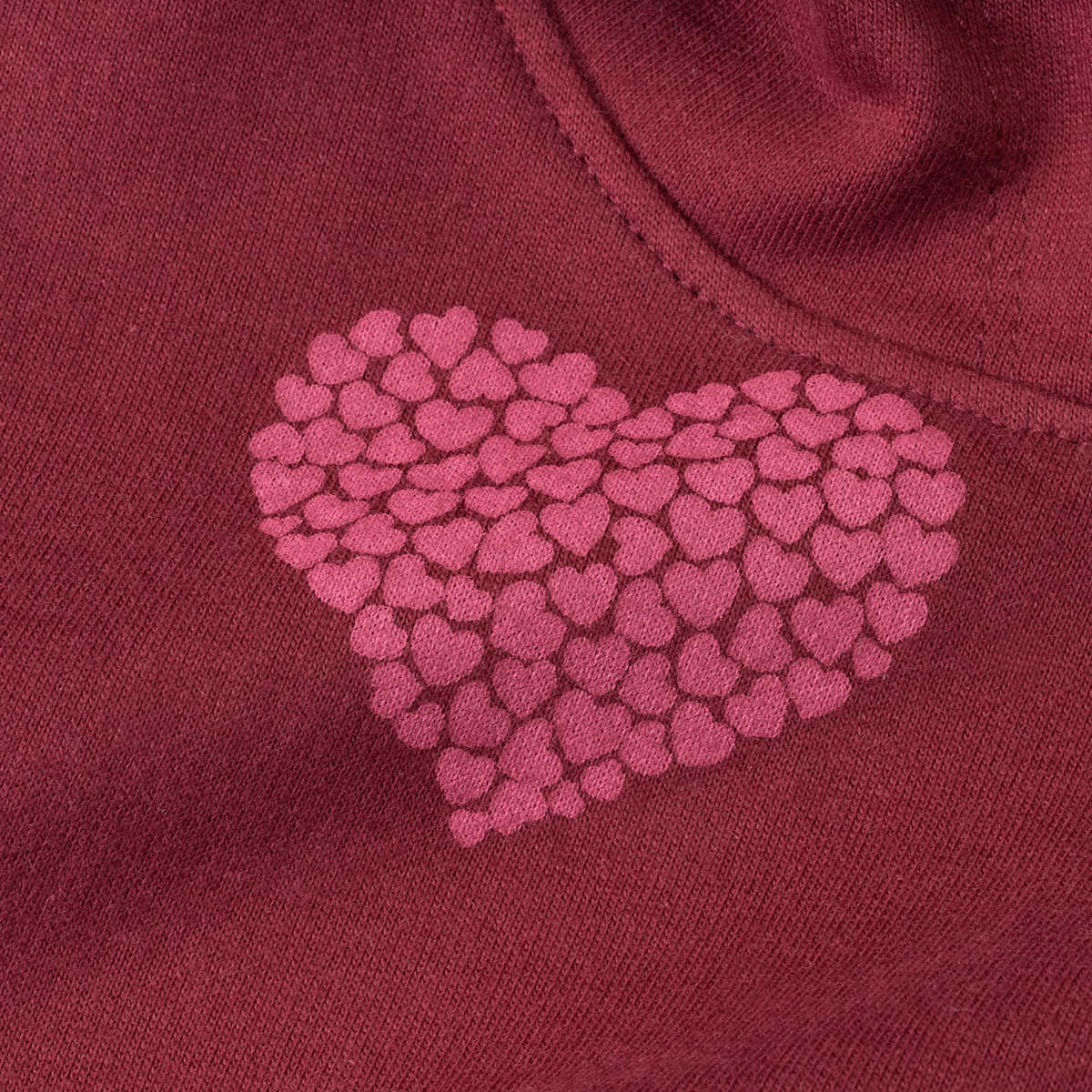 ALANA Sweatshirt mit Herz-Muster & Kapuze, rot, Gr. 128, 1 St