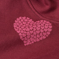 ALANA Sweatshirt mit Herz-Muster & Kapuze, rot, Gr. 128, 1 St