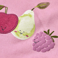 ALANA Sweatshirt mit Obst-Applikation, rosa, Gr. 62, 1 St