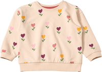 ALANA Sweatshirt mit Tulpen-Muster, beige, Gr. 104, 1 St