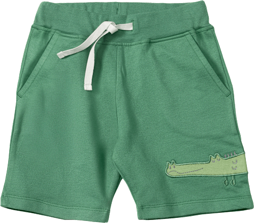 ALANA Sweatshorts mit Krokodil-Applikation, grün, Gr. 98, 1 St
