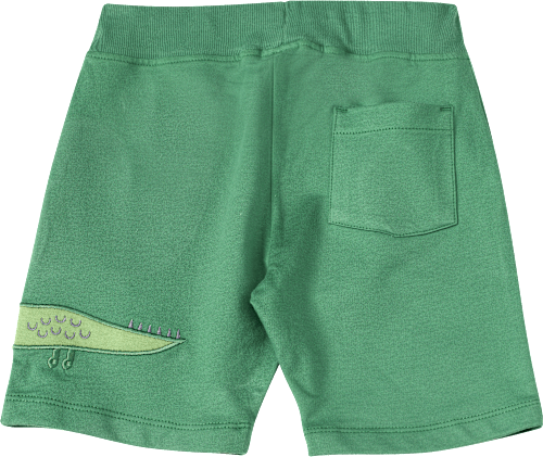 Sweatshorts mit Krokodil-Applikation, grün, Gr. 98, 1 St