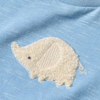 T-Shirt mit Elefanten-Motiv, blau, Gr. 62, 1 St ALANA
