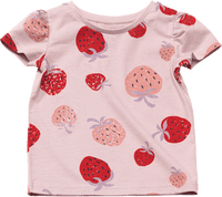 T-Shirt mit Erdbeer-Muster, rosa, Gr. 116, 1 St ALANA