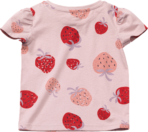 T-Shirt mit Erdbeer-Muster, rosa, Gr. 116, 1 St ALANA