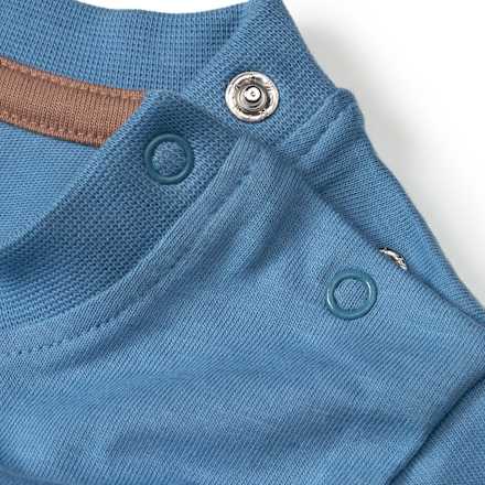 T-Shirt mit Faultier-Motiv, blau, Gr. 110, 1 St