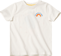T-Shirt mit Schultüten-Rückenprint, weiß, Gr. 128, 1 St