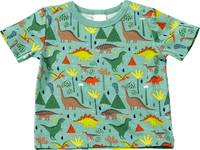 T-Shirt Pro Climate mit Dino-Muster, grün, Gr. 86, 1 St ALANA