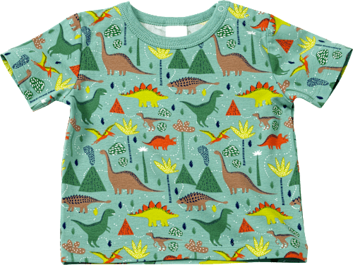 T-Shirt Pro Climate mit Dino-Muster, grün, Gr. 86, 1 St ALANA