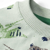 T-Shirt Pro Climate mit Dino-Muster, grün, Gr. 92, 1 St