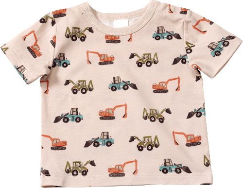 T-Shirt Pro Climate mit Traktor-Muster, beige, Gr. 86, 1 St ALANA