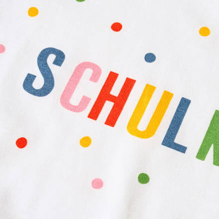 T-Shirt Schulanfang mit "SCHULKIND" Schriftzug, weiß, Gr. 128, 1 St ALANA