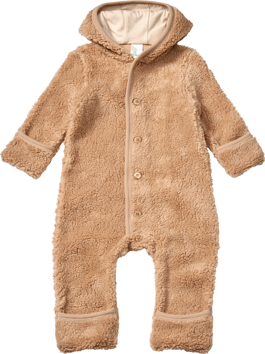 ALANA Teddy-Overall mit Vario-Abschlüssen, beige, Gr. 86/92