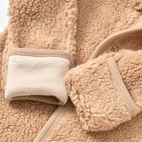 ALANA Teddy-Overall mit Vario-Abschlüssen, beige, Gr. 86/92