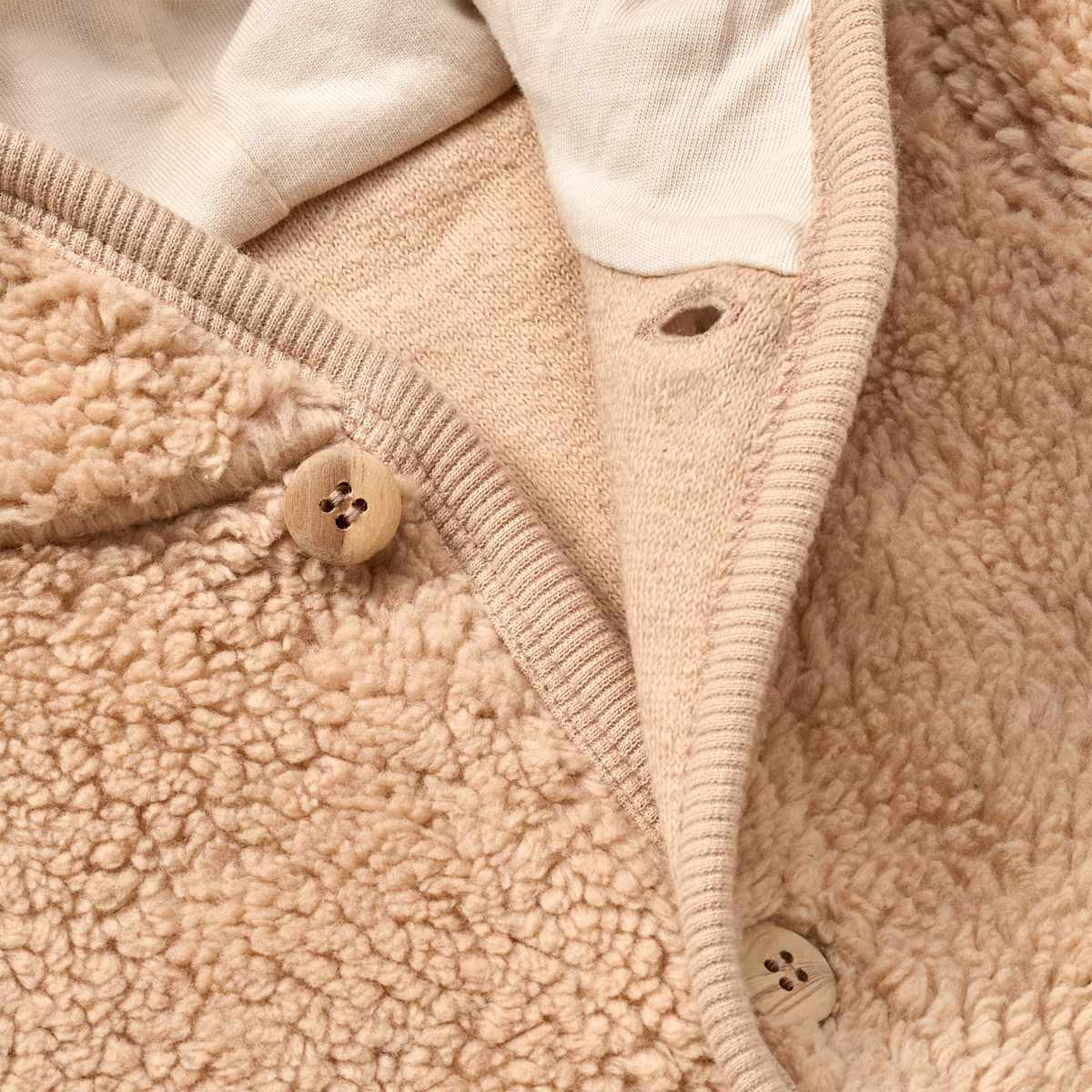 ALANA Teddy-Overall mit Vario-Abschlüssen, beige, Gr. 86/92