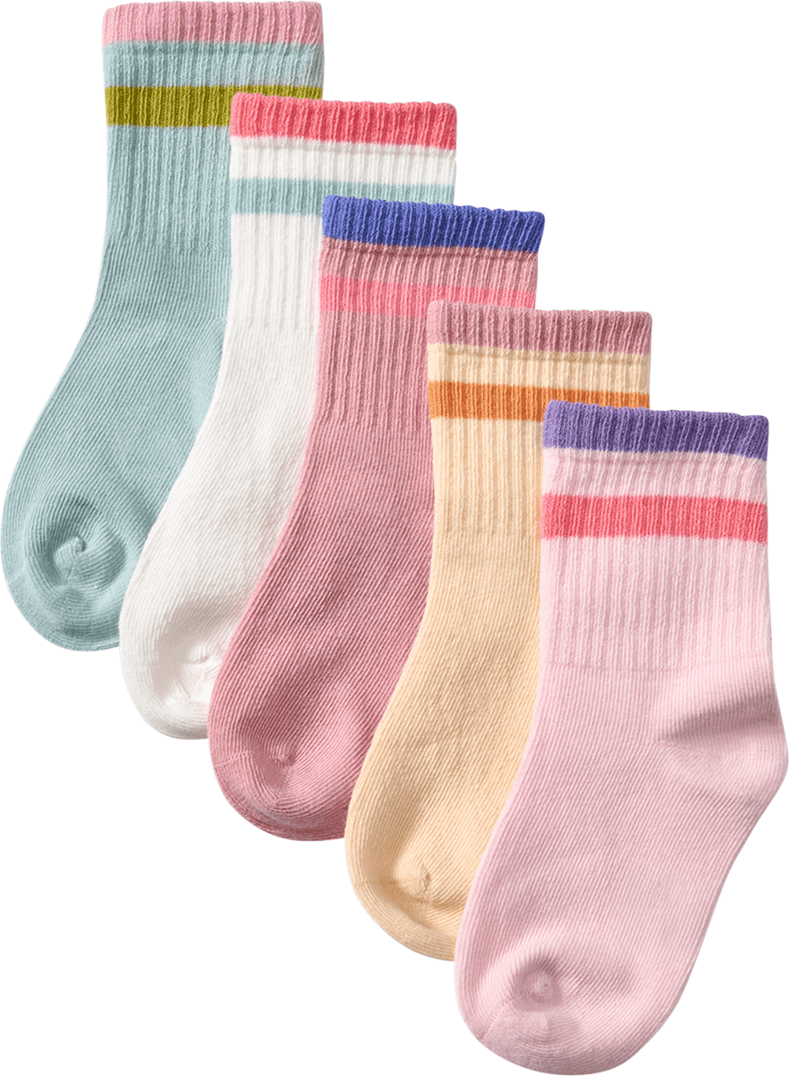 ALANA Tennissocken, bunt, Gr. 27/29, 5 St