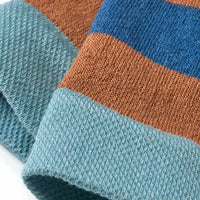 Thermoleggings mit Blockringel-Muster, braun & blau, Gr. 110/116, 1 St