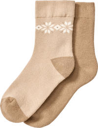ALANA Thermosocken mit Norweger-Muster, beige, Gr. 31/33, 2 St