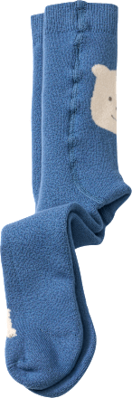 Thermostrumpfhose mit Bären-Motiv, blau, Gr. 86/92, 1 St