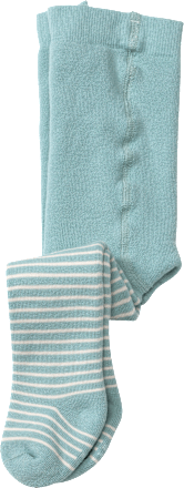 Thermostrumpfhose mit Ringel-Muster, blau, Gr. 74/80, 1 St