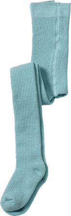 Thermostrumpfhose mit Ripp-Struktur, blau, Gr. 122/128, 1 St