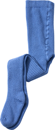 Thermostrumpfhose mit Ripp-Struktur, blau, Gr. 98/104, 1 St