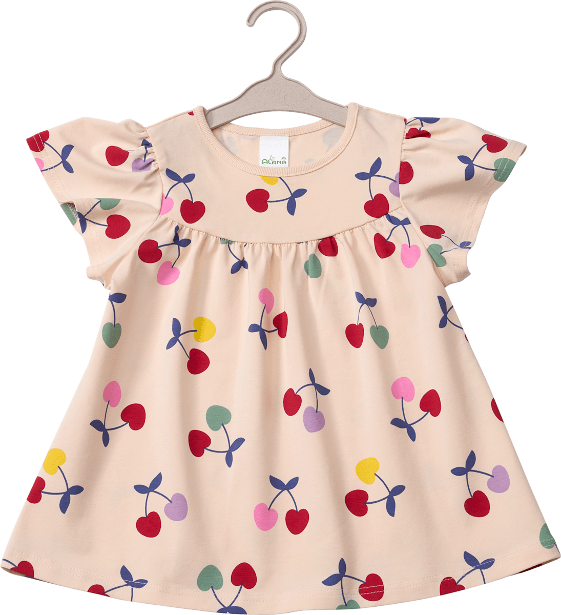 Tunika Pro Climate mit Kirsch-Muster, beige, Gr. 116, 1 St