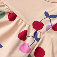 Tunika Pro Climate mit Kirsch-Muster, beige, Gr. 116, 1 St
