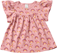 Tunika Pro Climate mit Regenbogen-Muster, rosa, Gr. 116, 1 St ALANA