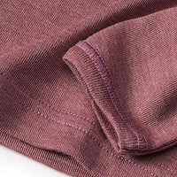 Onderhemd van wol en zijde, paars, maat 110/116, 1 stuk