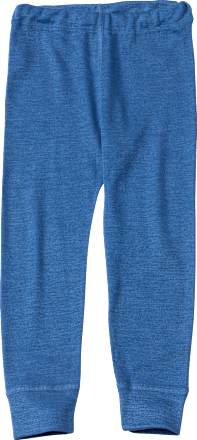 Wollen-zijden onderbroek, blauw, maat 110/116, 1 stuk