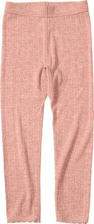 Unterhose aus Wolle-Seide mit Ajour-Struktur, rosa, Gr. 110/116, 1 St