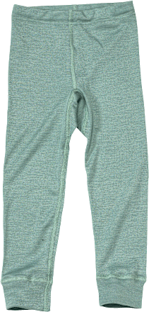 Unterhose lang, Gr. 134/140, aus Bio-Wolle und Seide, grün, 1 St ALANA