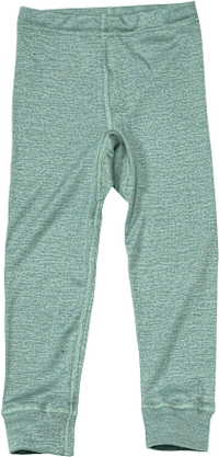 Unterhose lang, Gr. 134/140, aus Bio-Wolle und Seide, grün, 1 St ALANA