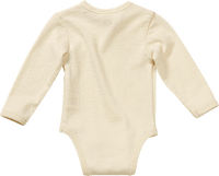 Wickelbody aus Bio-Wolle und Seide, natur, Gr. 50/56, 1 St