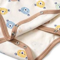 Wickelbody mit Bären-Muster, beige, Gr. 42/44, 1 St ALANA
